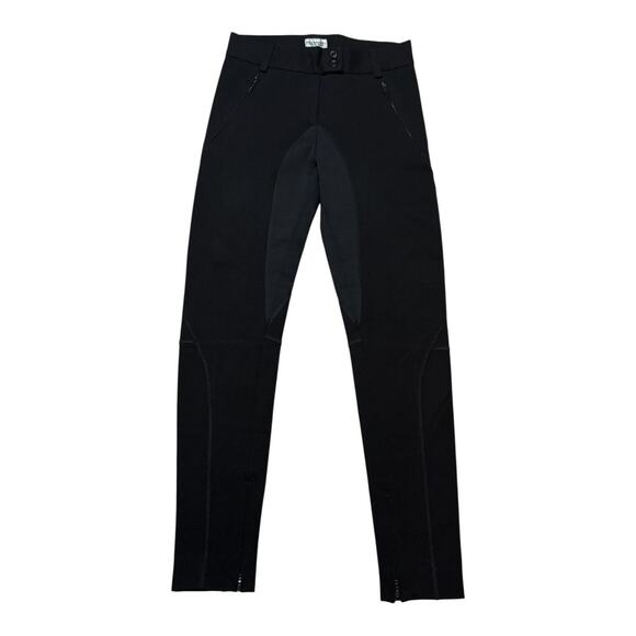 Philosophy di Alberta Ferretti Pants - Philosophy Di Alberta Ferretti VTG Black Mid Rise Riding Pants Size 38 IT XS